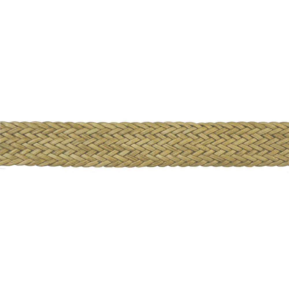 Faux Leather Woven Braid - 1" Width (15 Yard Roll) - BR-7183-28 Beige