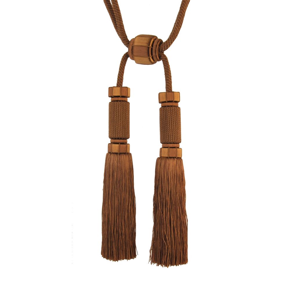 Sophisticated Elegance-10 1/2" length- Double Tassel Tieback-BT-6000-18