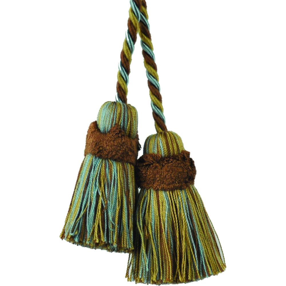 The Newport Collection Chair Tie in Bronze and Light Blue - 2 pieces