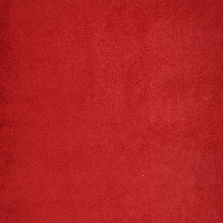 "Mono" Suede Fabric (Red color)