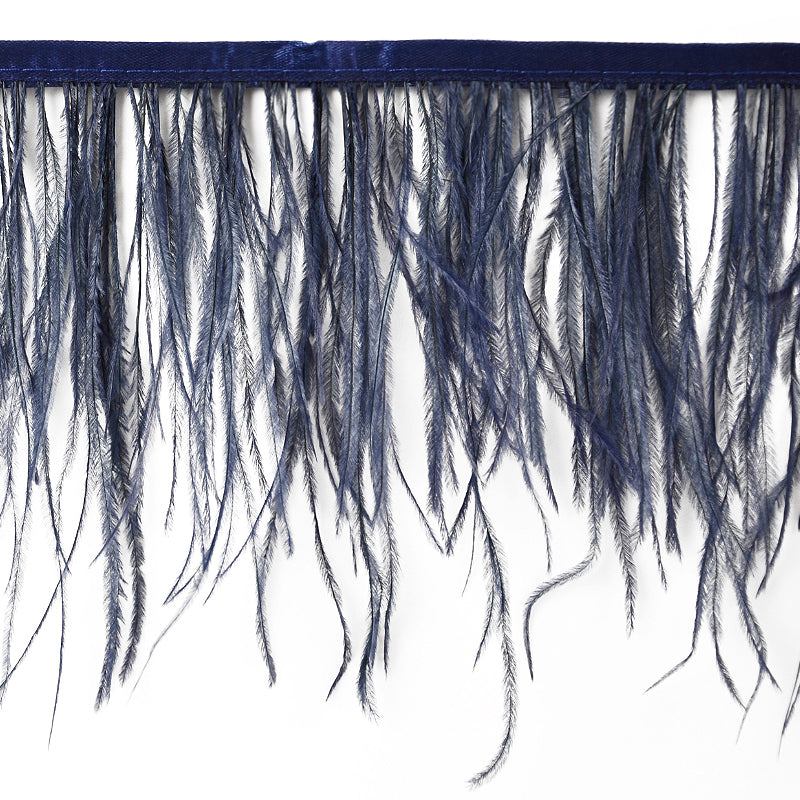 Ostrich Feather Trim - 6" Length (10 YDS)-B-1139-05