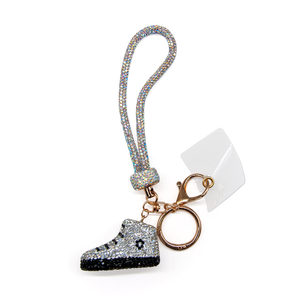 Belagio Enterprises 23cm Rhinestone Wristlet Keychains | Assorted Hand Charms 3-Pack | Colorful Mixed Accessory Bundle