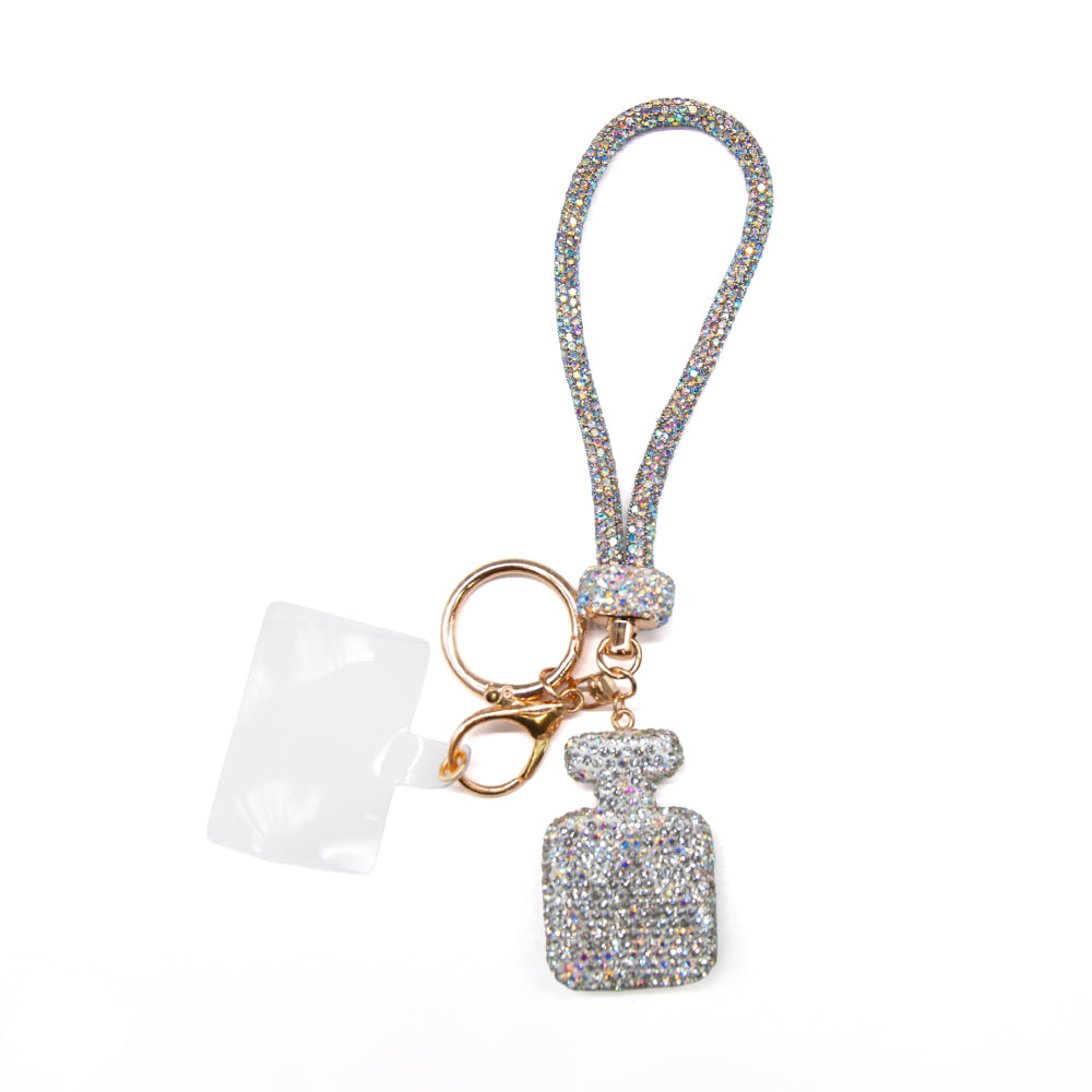 Belagio Enterprises 23cm Rhinestone Wristlet Keychains | Assorted Hand Charms 3-Pack | Colorful Mixed Accessory Bundle