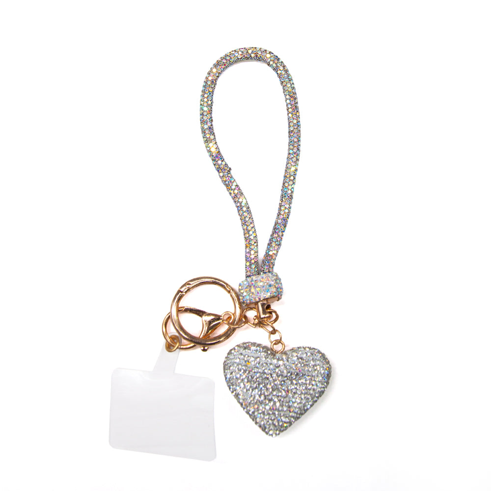 Belagio Enterprises 23cm Rhinestone Wristlet Keychains | Assorted Hand Charms 3-Pack | Colorful Mixed Accessory Bundle