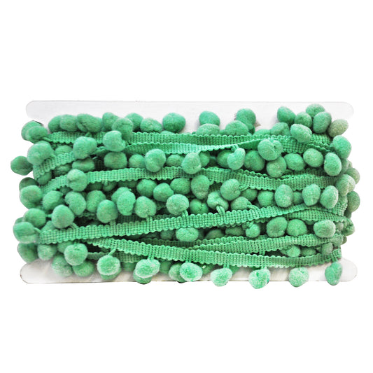 Pom Pom Collection - 5/8" width x 10-Yard Roll in Celadon Green