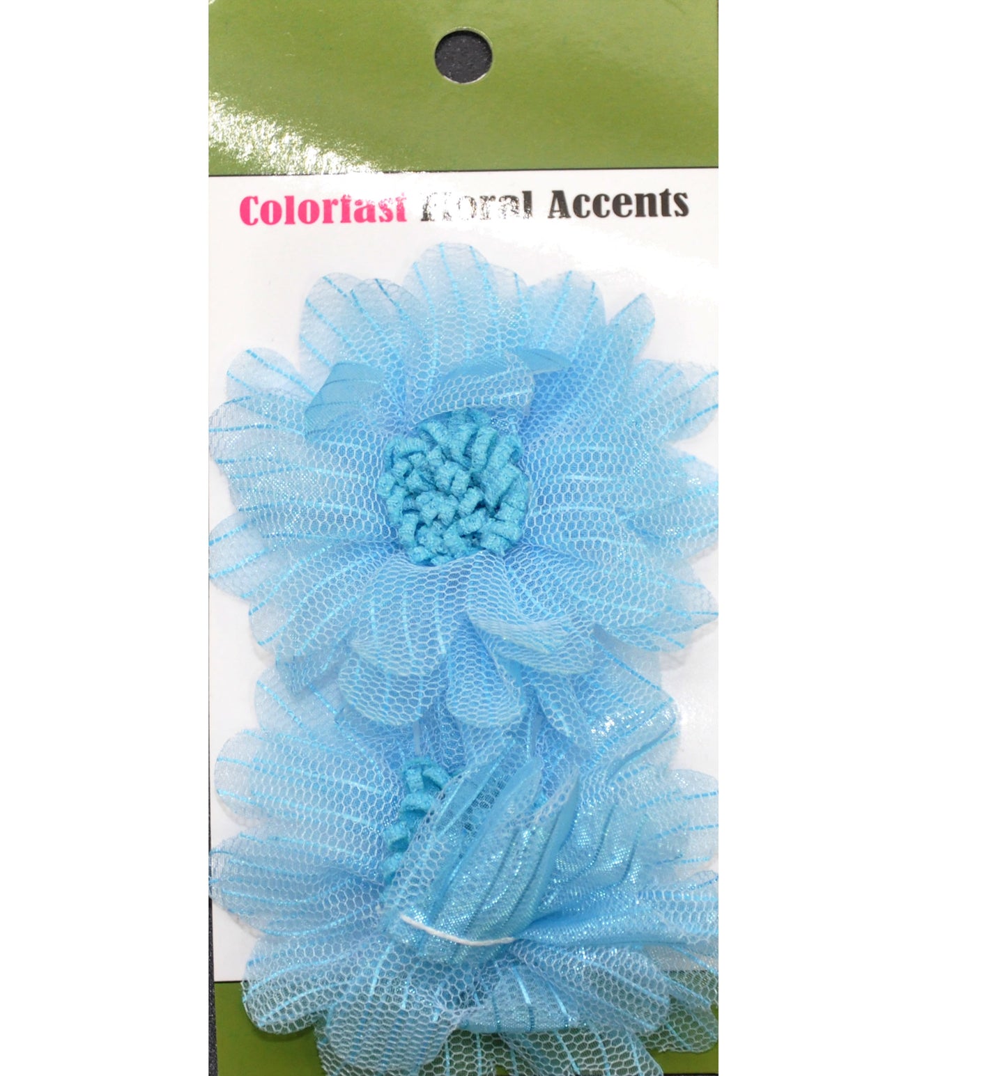 Fine Netting Flower - 3" round-BPP-A4-03 (6 Cards Per Order)