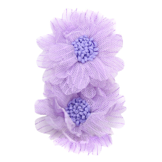 Fine Netting Flower - 3" round-BPP-A4-21 (6 Cards Per Order)