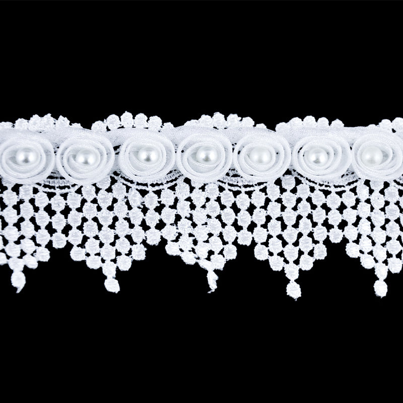 Venice Lace Trim with Swirl Design - 2" Width (14.5 YDS)-BPV-300