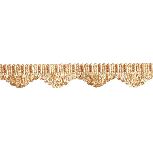 Colors Collection - 1" width Looped Border Fringe (25 Yard Roll) - BR-7004-28 Beige