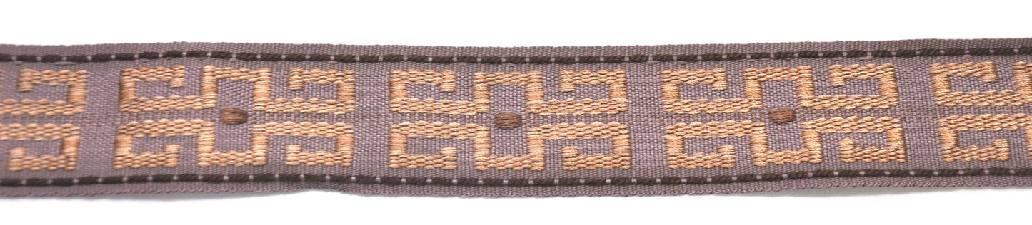 Godiva Collection - 1 1/2" width- CIRCLE PATTERN BRAID- BR-7097-21/38