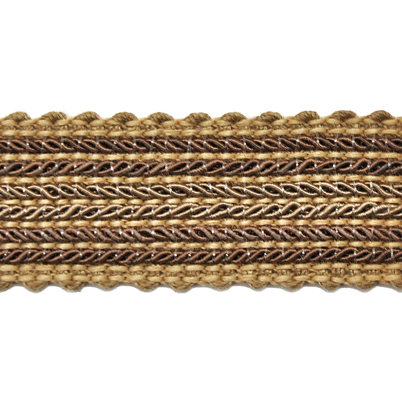 Godiva Collection - 3/4" width NARROW BRAID (25 YDS)-BR-7098-82/28