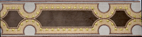 Decorative Chenille Tape 3 1/2 inches Wide BR-7538-16