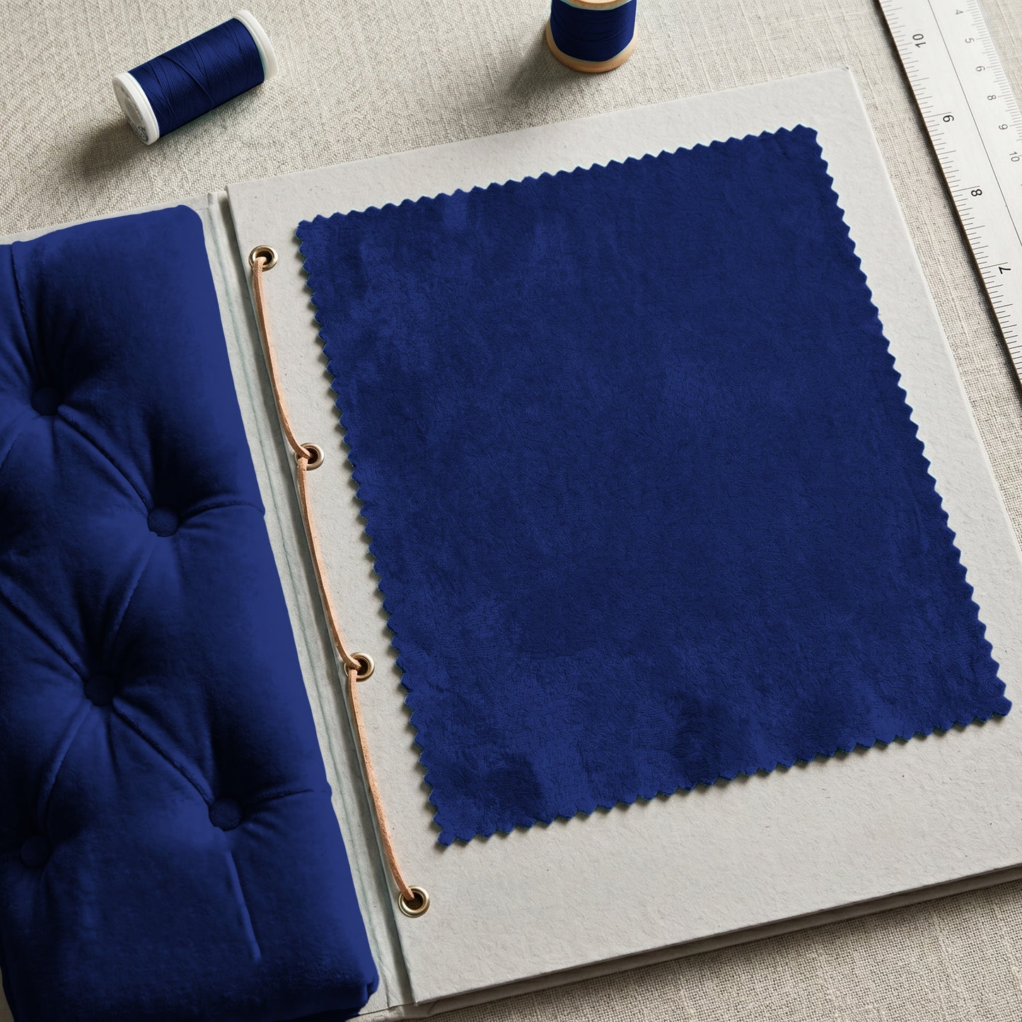 "Darling" Velvet Fabric (Navy color)