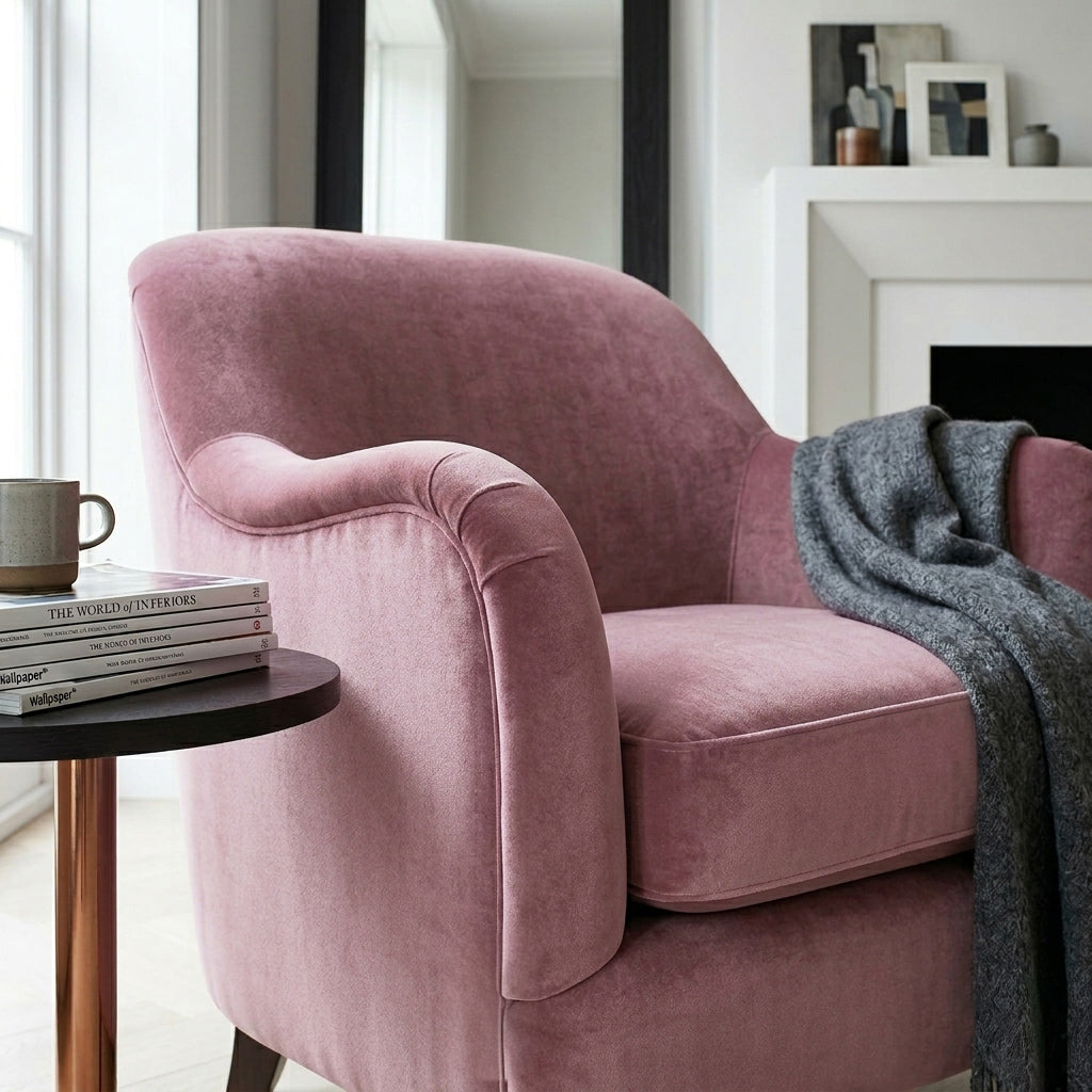 "Darling" Velvet Fabric (Pink color)
