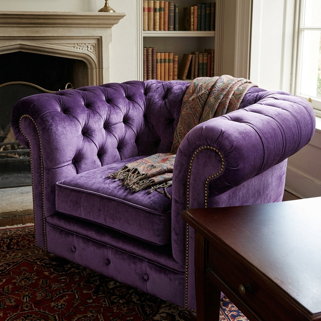 "Darling" Velvet Fabric (Wisteria color)