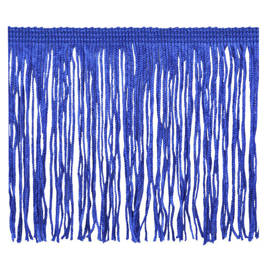 Belagio Enterprises 4" Chainette Fringe Trim, 10-Yard Roll – Royal Blue – for Costumes, Apparel & Home Decor