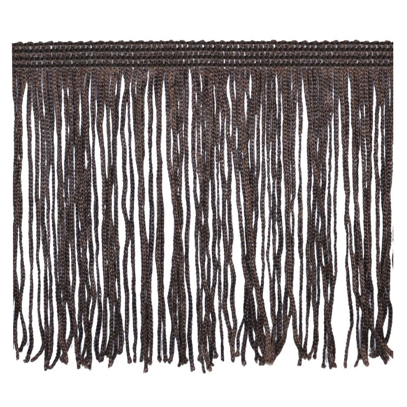 Belagio Enterprises 4" Chainette Fringe Trim, 10-Yard Roll – Brown – for Costumes, Apparel & Home Decor
