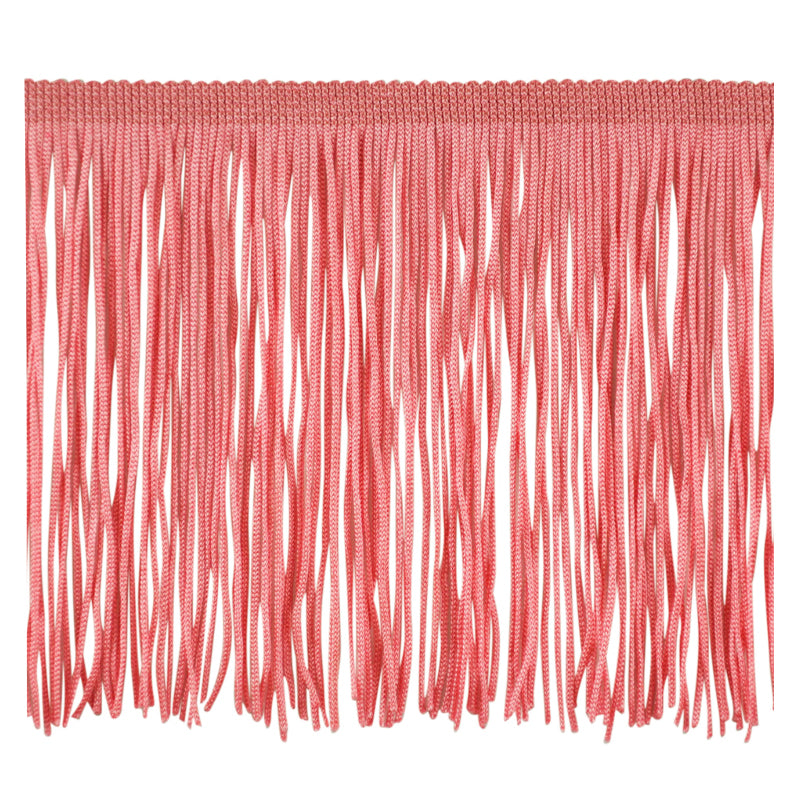 Belagio Enterprises 4" Chainette Fringe Trim, 10-Yard Roll – Rose Mauve – for Costumes, Apparel & Home Decor