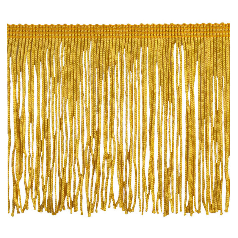 Belagio Enterprises 4" Chainette Fringe Trim, 10-Yard Roll – Gold – for Costumes, Apparel & Home Decor