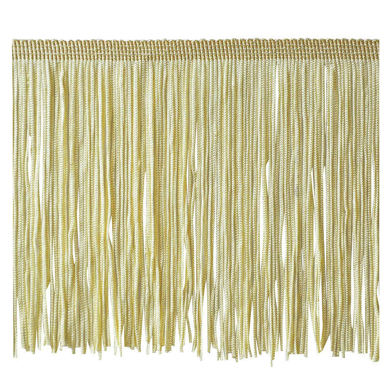 Belagio Enterprises 4" Chainette Fringe Trim, 10-Yard Roll – Ivory – for Costumes, Apparel & Home Decor