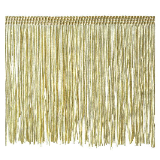 Belagio Enterprises 4" Chainette Fringe Trim, 10-Yard Roll – Ivory – for Costumes, Apparel & Home Decor