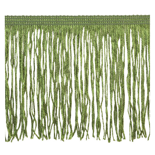 Belagio Enterprises 4" Chainette Fringe Trim, 10-Yard Roll – Jungle Green – for Costumes, Apparel & Home Decor