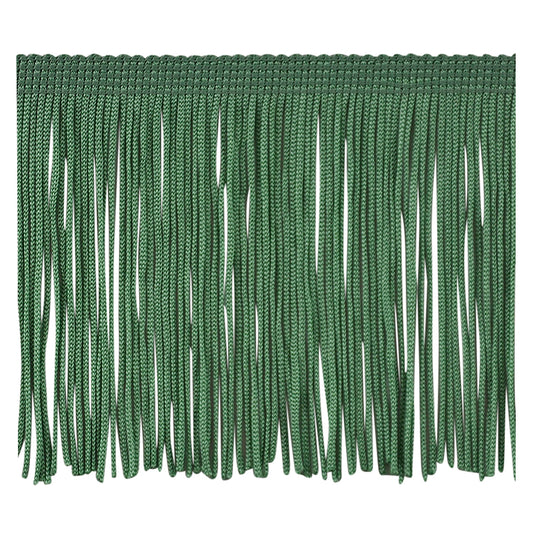 Belagio Enterprises 4" Chainette Fringe Trim, 10-Yard Roll – Celadon Green – for Costumes, Apparel & Home Decor