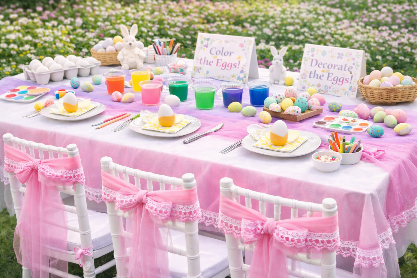 Cotton Candy Spring Table Decor Bundle