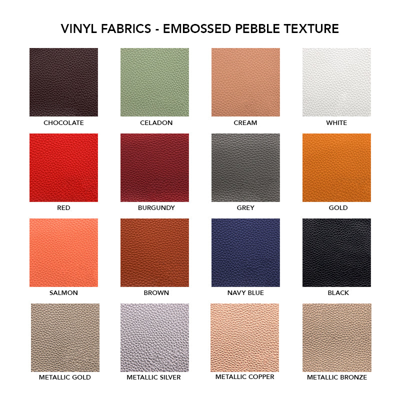 Belagio Enterprises 17" x 36" Pebble Texture Vinyl Fabric  – Embossed Metallic Bronze Vegan Leather for Luxury Handbags, Upholstery & DIY Crafts