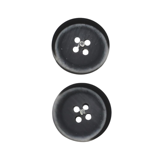 Belagio Enterprises 12pcs 3/4" Brown Resin Buttons – Style B8 – Colorfast & Durable Sewing Fasteners for Blazers, Knits, and Crafts (2pcs per Card | 6 Cards per Order)