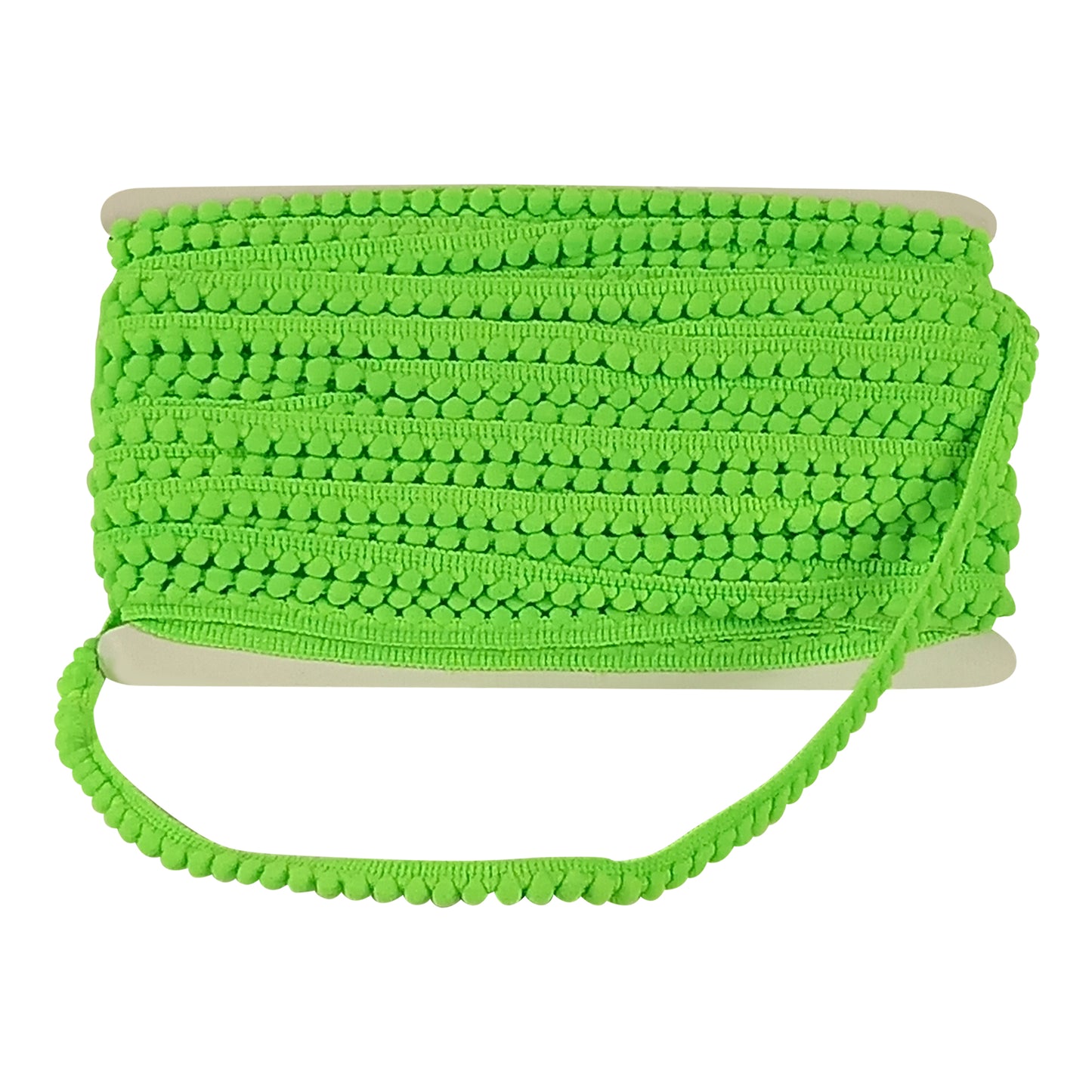 Belagio Enterprises Mini Pom-Pom Trim – Mint – 1/4" Wide, 25-Yard Roll for Sewing, DIY Crafts & Home Décor