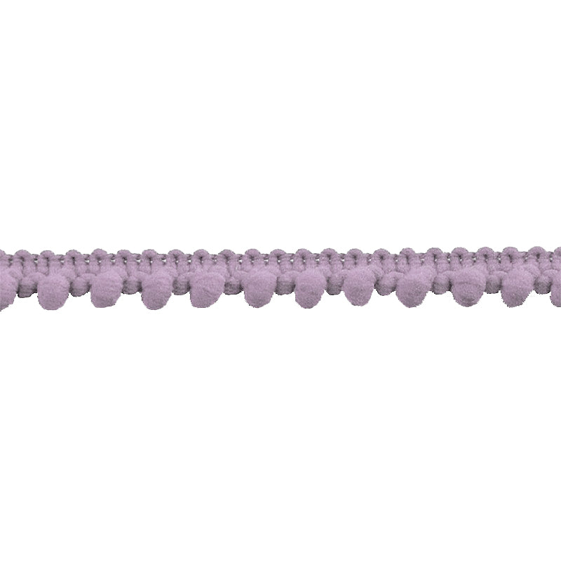 Belagio Enterprises Mini Pom-Pom Trim – Lavender – 1/4" Wide, 25-Yard Roll for Sewing, DIY Crafts & Home Décor