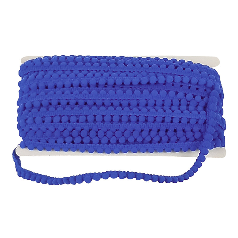 Belagio Enterprises Mini Pom-Pom Trim – Purple – 1/4" Wide, 25-Yard Roll for Sewing, DIY Crafts & Home Décor