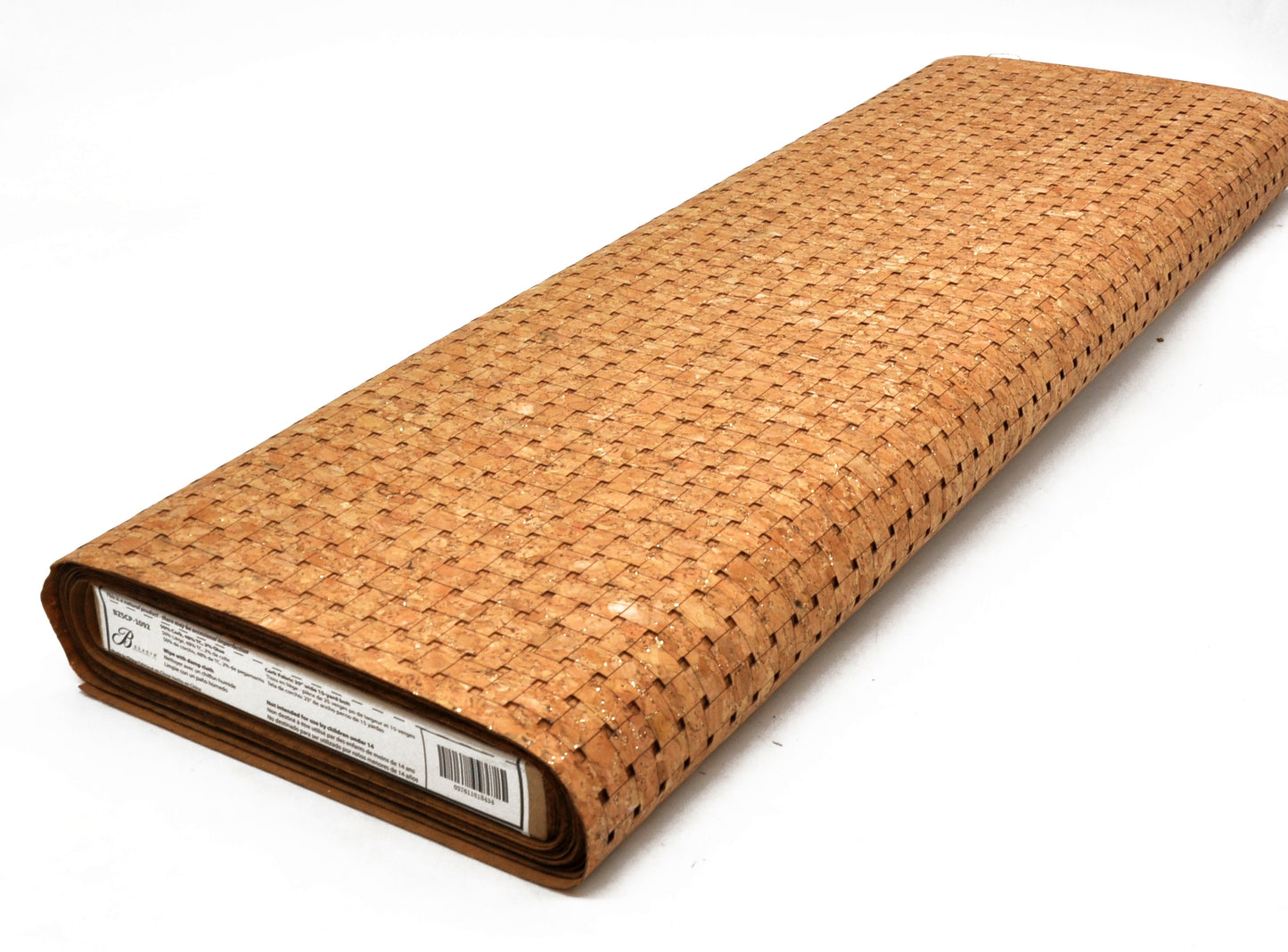 Real Cork Fabric, Natural, Lattice Pattern_Style 1092_v1