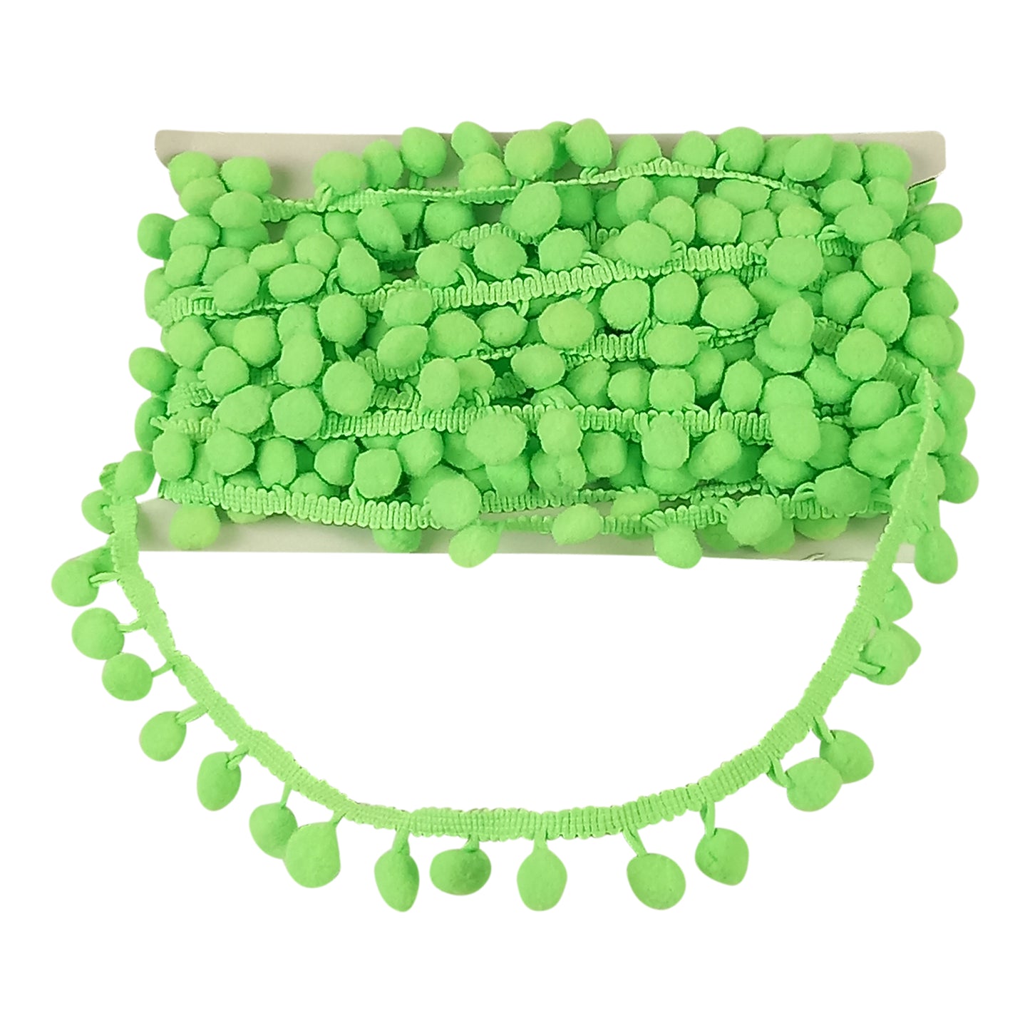 Belagio Enterprises  Pom-Pom Trim – Mint – (5/8" Wide x 10-Yard Roll) for Sewing, DIY Crafts & Home Décor