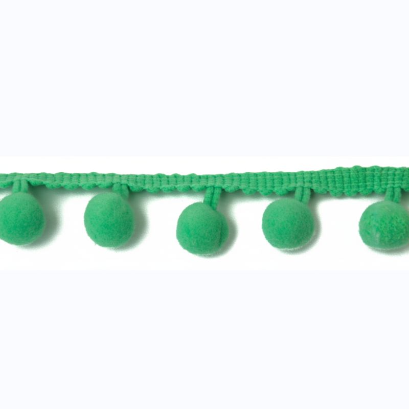 Belagio Enterprises  Pom-Pom Trim – Celadon Green – (5/8" Wide x 10-Yard Roll) for Sewing, DIY Crafts & Home Décor