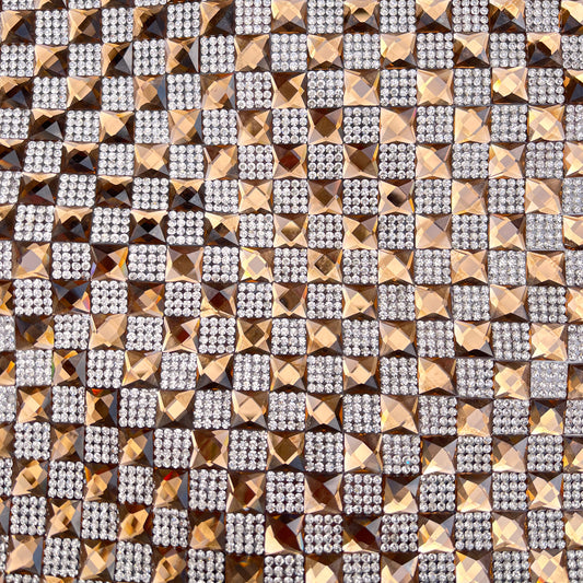 Belagio Enterprises Glass & Rhinestone Sheet – Sable – 15 3/4" x 9 1/2" | Style BRST-13