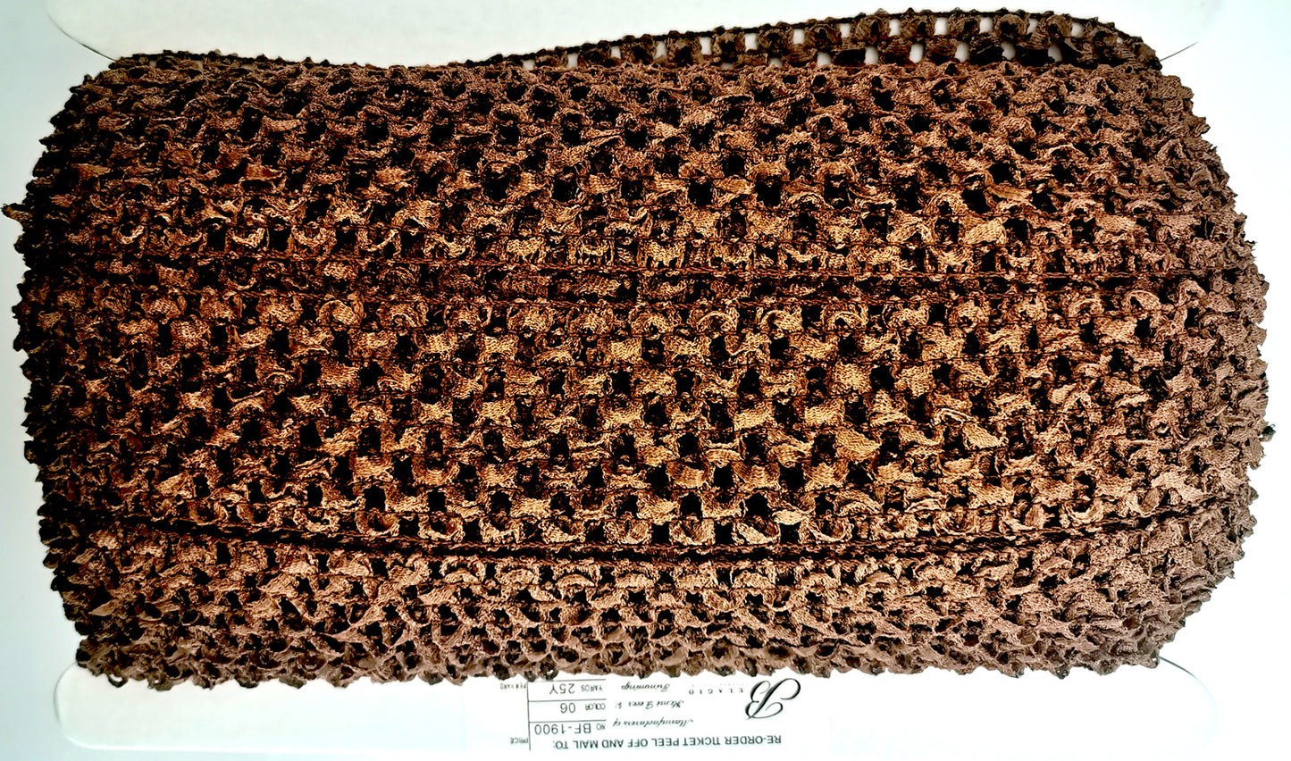 Crochet Stretch Trim - 6" Width (10 YDS)-BF-1902-06