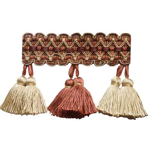 Harmony - 3 1/2" Length DOUBLE TASSEL FRINGE-BF-126-06-18