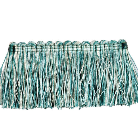 Elegance Collection 2" Brush Fringe (25 YD ROLL) in Turquoise/Mint - BF-1480-13/33