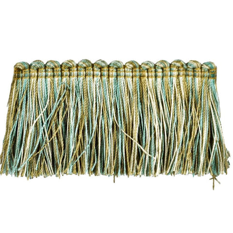 Elegance Collection 2" Brush Fringe (25 YD ROLL) in Turquoise/Sable - BF-1480-33/16