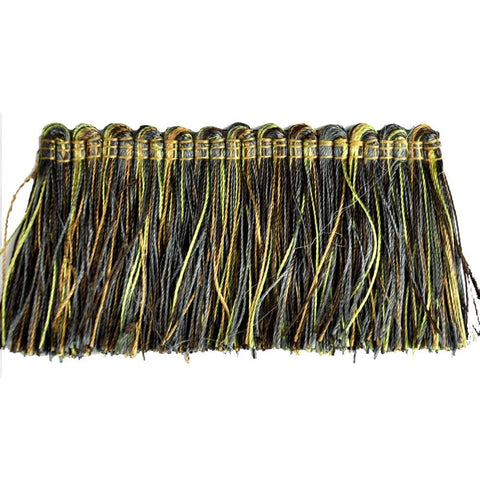 Elegance Collection 2" Brush Fringe (25 YD ROLL) in Moss/Brown - BF-1480-63/49