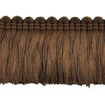 Colors Collection 2" Brush Fringe (25 YD ROLL) in Brown - BF-4018-06