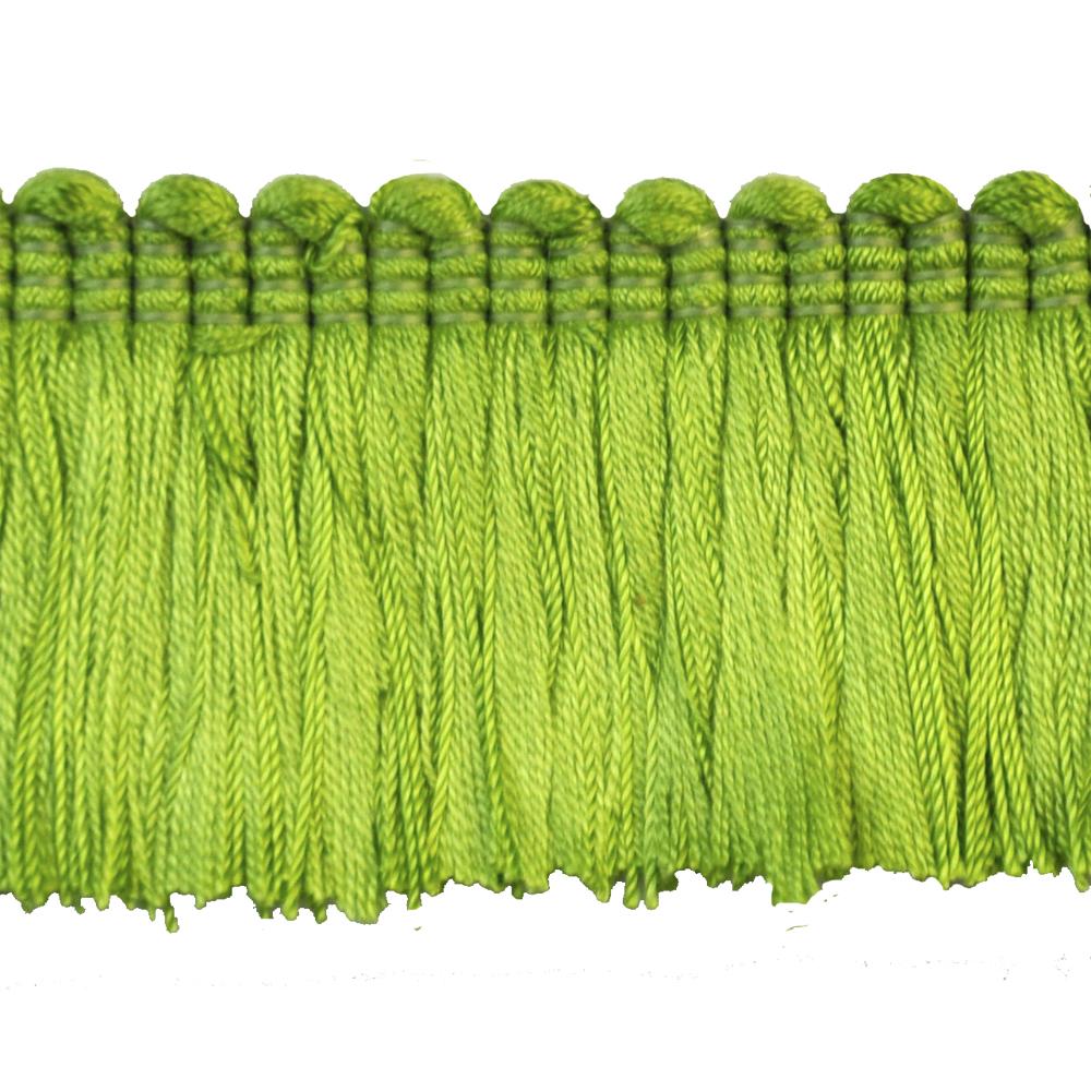 Colors Collection 2" Brush Fringe (25 YD ROLL) in Green - BF-4018-14