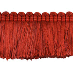 Colors Collection 2" Brush Fringe (25 YD ROLL) in Rust - BF-4018-18