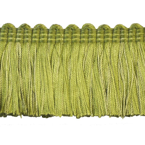 Colors Collection 2" Brush Fringe (25 YD ROLL) in Moss Green - BF-4018-63