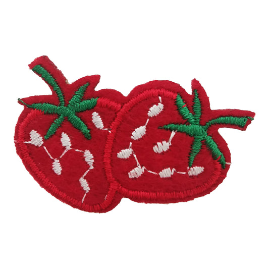 Assorted Applique Strawberries, Red - 12pc Pack BM-5517