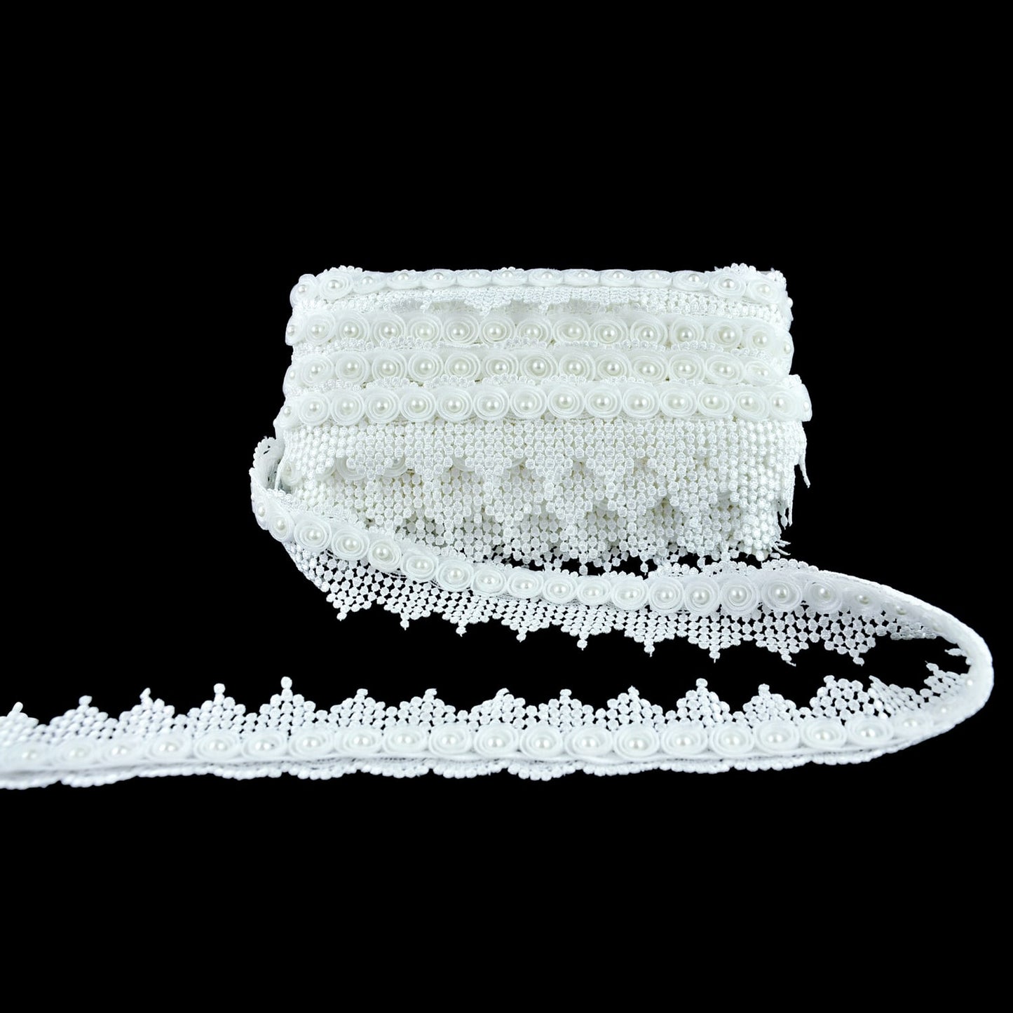 Venice Lace Trim with Swirl Design - 2" Width (14.5 YDS)-BPV-300