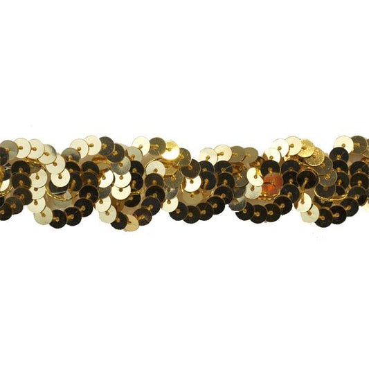 Non-Stretch Sequin Trim - 1" Width (10 Yard Roll) - BQ-301-10