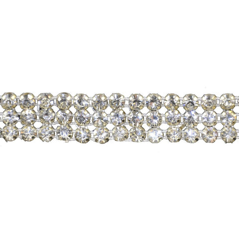 Rhinestone Trim with out Mesh Lip - 5/8" wide - BR-446-11